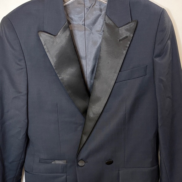 River Island Elegant Black Tuxedo Jacket - Picture 2 of 11